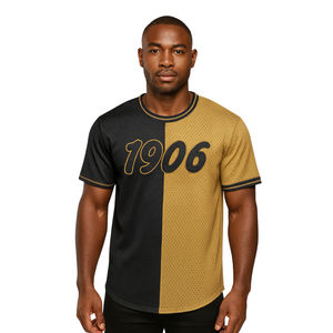 Jersey de Béisbol Tipo Pullover APA Half and Half, 100% Poliéster Malla, Camiseta de la Fraternidad Alpha con Logos Bordados Personalizados - Product Image 1