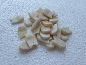 Cuentas de Hueso Hechas a Mano, Acabado Blanco Antiguo Natural, Separadores de Estilo Nativo, Componentes de Joyería Premium, Paquete a Granel para Fabricación de Joyas - Product Image 5