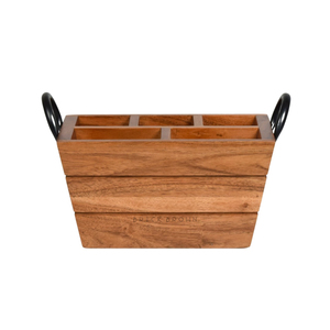Premium Wooden Utility Caddy Organizer with Spacious Compartments for <b>Table</b> Essentials - Product Image 1