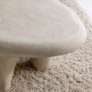 โต๊ะกาแฟสีขาววานดานา นิมบัส มิรา ทำจากไม้ลายคอนกรีต - Product Image 4