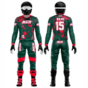 High Quality New Color Combination Digital Print Breathable Eco Friendly 100% Polyester Cordura Fabric ATV BMX Motocross Racing - Product Image 1