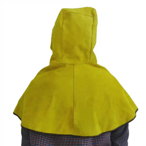 JNM SAFETY JNM-331 Equipo de Protección Personal, Capucha de Soldadura de Cuero Vacuno Resistente al Fuego, Seguridad Industrial para Soldadores - Product Image 2