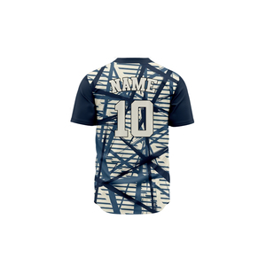 Maillot de baseball uni de haute qualité à manches courtes, boutonné, sans motif, uniformes de baseball - Product Image 4