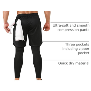 2026 Awrah <b>Shorts</b> Men's Solid Color Quick Dry Sport <b>Shorts</b> <b>With</b> Drawstring Mid Waist Pockets Capri Length <b>Spandex</b> Polyester - Product Image 5