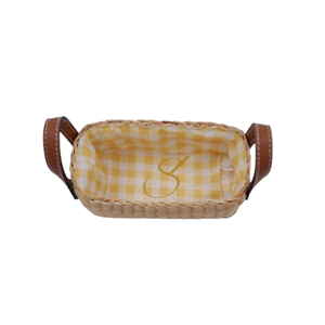 Woven Water Hyacinth Storage <b>Basket</b>: <b>Small</b> Boho Storage Tray - Product Image 1