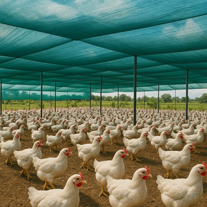 Malla de sombreo de plástico verde hierba tejida por urdimbre con servicios de corte y moldeado, fabricada en India por FORTUNE AGRO NET - Product Image 1