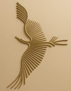 งานโลหะประดับผนังทำมือ ตกแต่งผนังสไตล์วินเทจ ลายชนเผ่าโบราณ แผ่นโลหะตกแต่งผนัง - Product Image 3