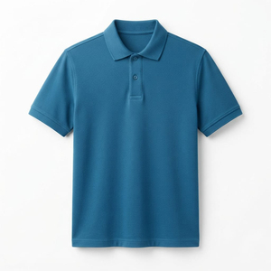Polo pour homme, coupe confortable, manches courtes, col classique, pour l'été, les sports de plein air, le quotidien, rouge, doux et confortable - Product Image 1