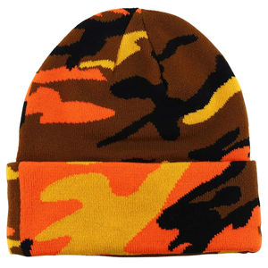 Bonnet d'hiver en tricot doux pour l'extérieur, qualité export, avec revers, idéal pour les tenues par temps froid - Product Image 1