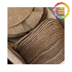 <b>Round</b> Coco Coir Plant Protection <b>Mat</b> for Moisture Conservation and Root Zone Protection - Product Image 1