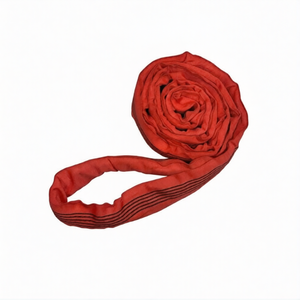 Eslinga redonda sin fin de poliéster de 5 toneladas para elevación, eslingas suaves de primera calidad, factor de seguridad 7:1, estándares DIN-EN 1492-2 - Product Image 2