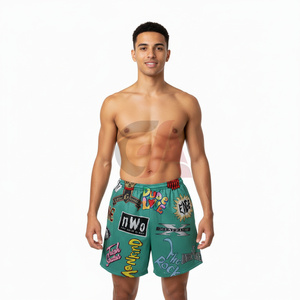 Shorts décontractés pour hommes tendance 2026, imprimés par sublimation sur toute la surface, en polyester léger et respirant, grandes tailles - Product Image 6
