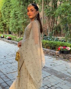 Indian Ethnic Fancy Designer Partywear Saree with Sequins Work for All Special Occasion and Function for Women Trendy Outfit - Product Image 3