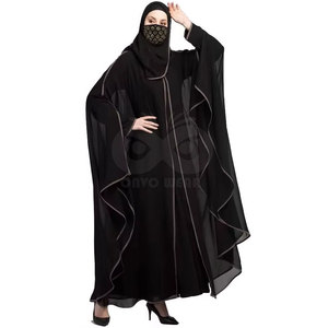 Fashion Women Abaya With Matching Belt Long Sleeve Muslim Dress Dubai Style <b>Islamic</b> <b>Clothing</b> Soft Fabric For Daily - Product Image 6