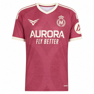 เสื้อฟุตบอลคอวีสีชมพูแบบกำหนดเอง ผ้าฝ้าย 100% แขนสั้น เสื้อฝึกซ้อมฟุตบอล ชุดกีฬาทีม ระบายอากาศได้ดี แบบซับลิเมชั่น - Product Image 3