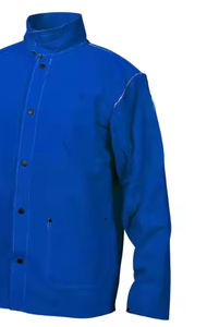 Veste de soudeur en cuir élégante pour adultes, la plus vendue en 2026, disponible en grandes tailles, vêtement de sécurité - Product Image 3