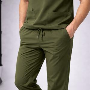 Uniforme Médico de Alta Calidad al por Mayor 2026, Uniforme de Trabajo Unisex para Doctores y Enfermeras, Ropa Médica de Tela Elástica, Proveedor OEM - Product Image 4