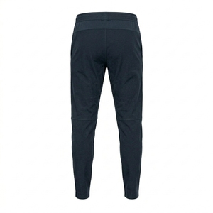 Men's Custom Logo Solid Drawstring Full Length Sport Leggings Spandex Nylon Quick Dry Heat Transfer Printing OEM ODM 120g Waist - Product Image 2