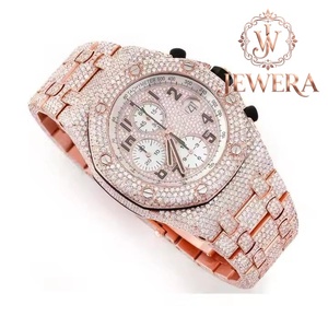 Reloj Mossinate Elegante de Acero Inoxidable con Diamantes y Esfera Luminosa para Salidas Nocturnas, Moda Casual y Ropa de Trabajo Profesional - Product Image 2