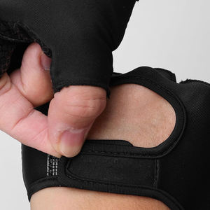 Guantes de Gimnasio de Cuero de Alta Calidad, Personalizados, Ligeros, Transpirables, Antideslizantes, Ajustables, Unisex, para Entrenamiento - Product Image 3