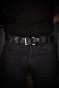 Cinturones de Lujo al por Mayor para Hombre, Hebilla de Pin, Doble Aro, Cuero Genuino Personalizado de Alta Calidad, Gama Formal OEM Disponible - Product Image 4