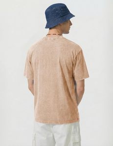 Camisetas para Hombre y Mujer, Estilo Vintage, 100% Algodón, Cuello en V, Hombros Caídos - Product Image 3