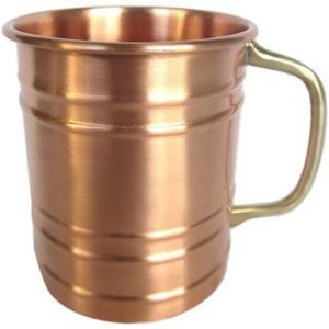 Custom Logo Hammered Moscow Mule Copper Mug Handcrafted <b>Metal</b> Beer Drinking Cup Vintage Barware Cocktail Beverage Mug Copper Mug - Product Image 3