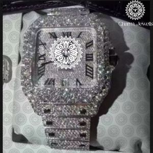 Reloj de Lujo Charm Jewells de Acero Inoxidable con Caja Rectangular de 38 mm, Cuarzo Analógico, Bisel con Diamantes, Moda Femenina - Product Image 3