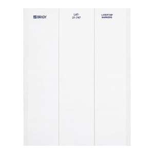 Etiquetas Autoadhesivas de PET Resistentes Brady LaserTab para Equipos de Laboratorio - Product Image 2