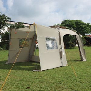 Tente de camping extérieure quatre saisons, installation automatique, poteaux en fibre de verre, pour camping-car et SUV, 210 cm de haut, quatre portes ventilées - Product Image 2