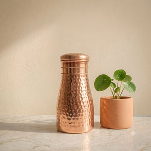 Handmade Copper <b>Kitchen</b> Storage Jar. ( citified pure copper ) - Product Image 1