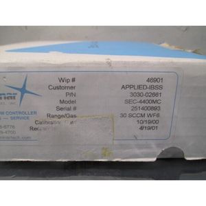 HORIBA STEC SEC-4400M Laminar AMAT 3030-02661W MFC - Equipo y Piezas de Semiconductores de Confianza de Marca Global - Product Image 3