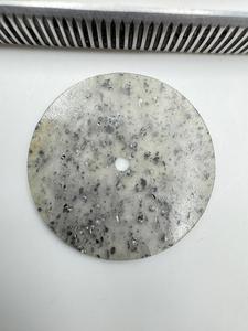 A K Gems - Cabujón Plano Redondo de Piedra Solar Negra Natural de 28.5mm y 0.7mm de Grosor, de la India (Rajasthan), para Fabricación de Relojes - Product Image 3