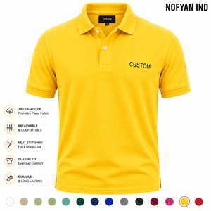 Fabricante de Camisetas Polo Personalizadas de Marca Privada con MOQ Bajo |   Fábrica OEM Verificada |   Proveedor de Camisetas Polo de Algodón Premium de Marca Privada - Product Image 1