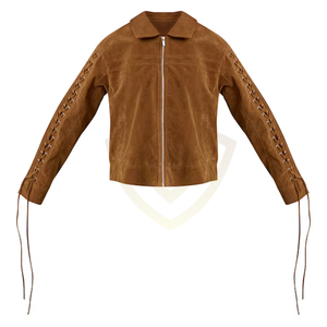 Women's High Quality <b>Suede</b> Leather <b>Jacket</b> Custom Made Top Sale for Winter Season <b>Suede</b> Leather <b>Jacket</b> - Product Image 6