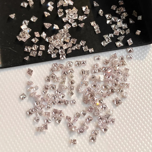 Diamants de laboratoire taille princesse, excellente taille, CVD HPHT, certifiés IGI, couleur rose, VS-VVS, diamants de mêlée pour la fabrication de bijoux - Product Image 1