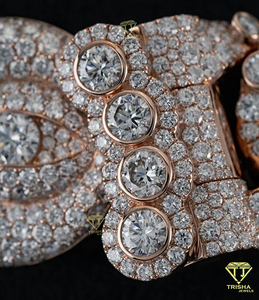 Conjunto de Cadena Cubana Premium de 22mm con Incrustaciones de Diamantes Moissanite VVS, Estilo Hip Hop, Plata de Ley 925, Collar de Lujo - Product Image 5