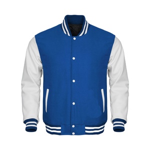 2025 Best Quality Varisty Jacket for <b>Men</b> Wool Leather Sleeve University Baseball Windbreaker Bomber Varsity Jacket for <b>Men</b> - Product Image 3