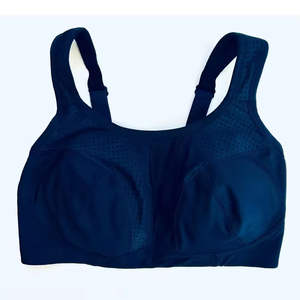 Soutien-gorge de sport respirant à maintien élevé pour femme, avec bretelles avant réglables, coussinets amovibles et décoration en cristal, séchage rapide - Product Image 3