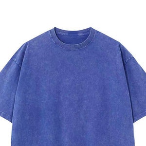 Camiseta de Hombre de Alta Calidad, Estilo Acid Wash, 100% Algodón Jersey, Transpirable, de Secado Rápido, Ecológica, con Diseño Sólido y Elegante - Product Image 2