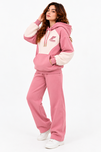 Sweat à capuche personnalisé en polaire pour femme avec logo brodé, style streetwear moderne, doux, chaud et tendance, vente en gros - Product Image 4