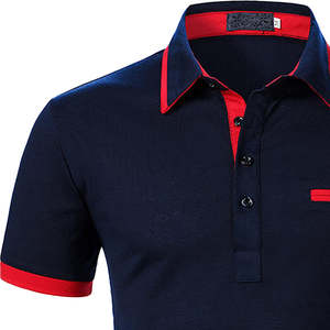 Polo Casual para Hombre, Algodón Suave, Corte Relajado, Manga Corta, Prenda Esencial para el Diario - Product Image 5