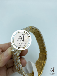 AARVA JEWELS Men's Luxury Quartz Watch 25mm Stainless Steel Sapphire Crystal <b>Chronograph</b> Analog Dial 3BAR Water Resistant Hidden - Product Image 4