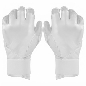 BRUCE BOLT Leather Anti-slip Stretch Custom Logo Design Infield Outdoor Professional Quality Baseball Batting <b>Gloves</b> XL - Product Image 1