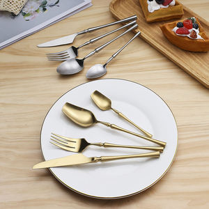 Super Sell 2026 Cutlery Spoon <b>Set</b> with Stainless Steel Metal & Golden Finished Cutlery Spoon <b>Set</b> <b>For</b> Sale by M.I.G. EXPORTS. - Product Image 4