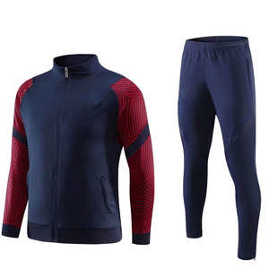 Conjunto de Entrenamiento con Cierre Completo y Control de Temperatura Inteligente para Fútbol, Top de Manga Larga y Pantalones para Jugadores de Fútbol, para Todo el Año - Product Image 1