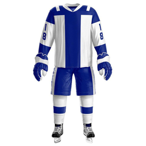 Vente Flash : Uniforme de Hockey sur Glace Portable pour Hommes, Personnalisable par Sublimation, Qualité Classique, 100% Coton, Anti-Bactérien, Toutes Saisons - Product Image 5