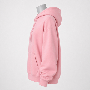Sudadera con Capucha Extra Grande para Mujer, de Alta Calidad, Color Sólido, Hombros Caídos, Manga Larga, Tejida en Algodón, Fabricante - Product Image 2