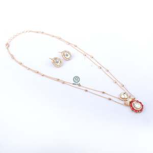 Tashi Polki Designer Pendant Set-Fine Jewelry Set - Product Image 5
