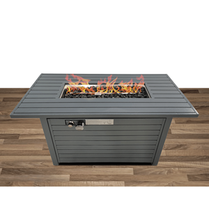 Tavolo Braciere da Esterno in Acciaio con Coperchio per Uso a Propano/Gas Naturale - Product Image 2